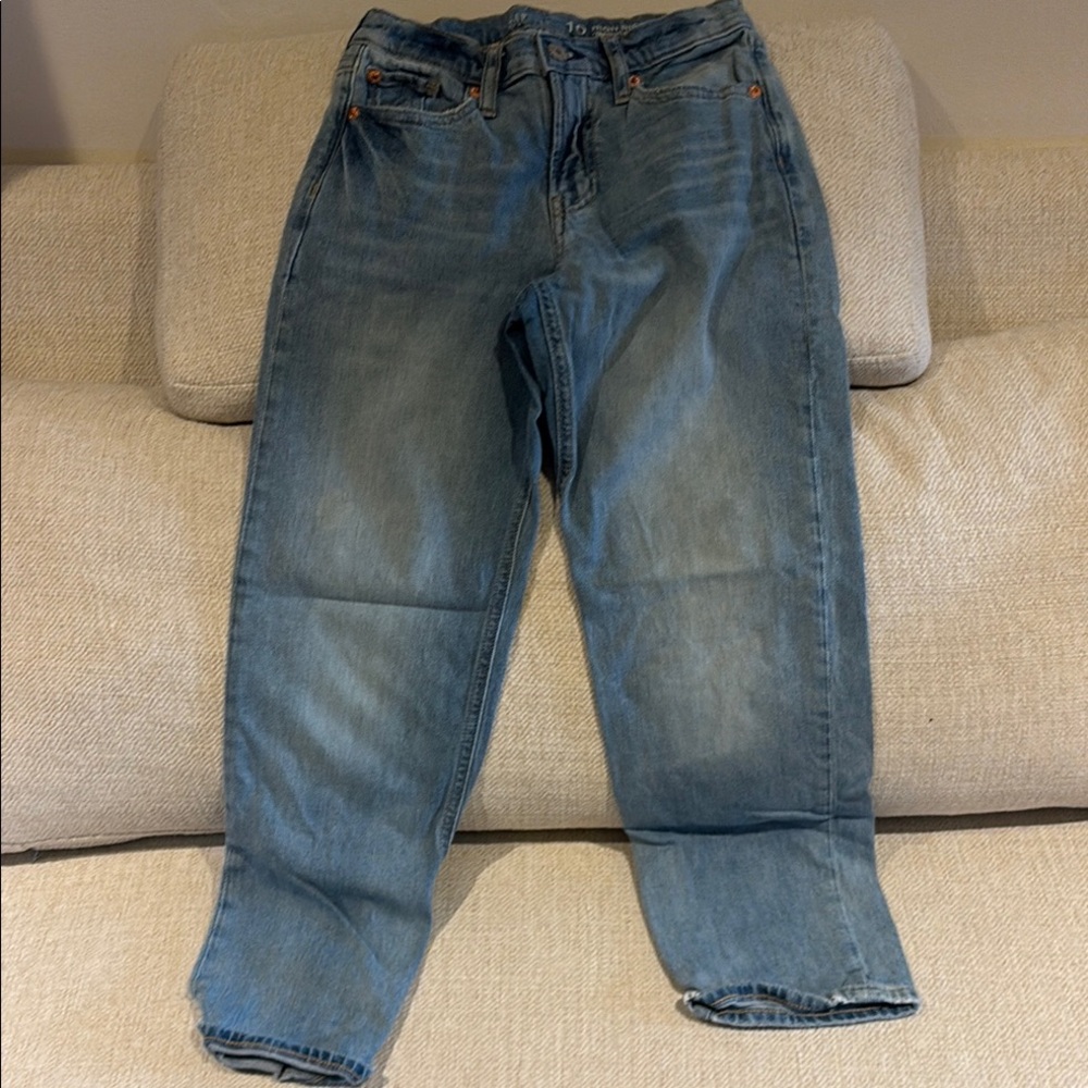 GAP Blue Relaxed Jeans with Lived-In Look